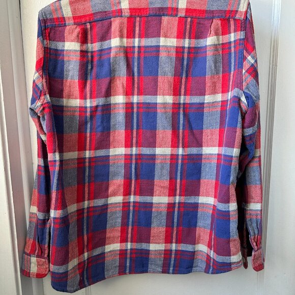 Wallace & Barnes Flannel Size L Plaid - Picture 4 of 8